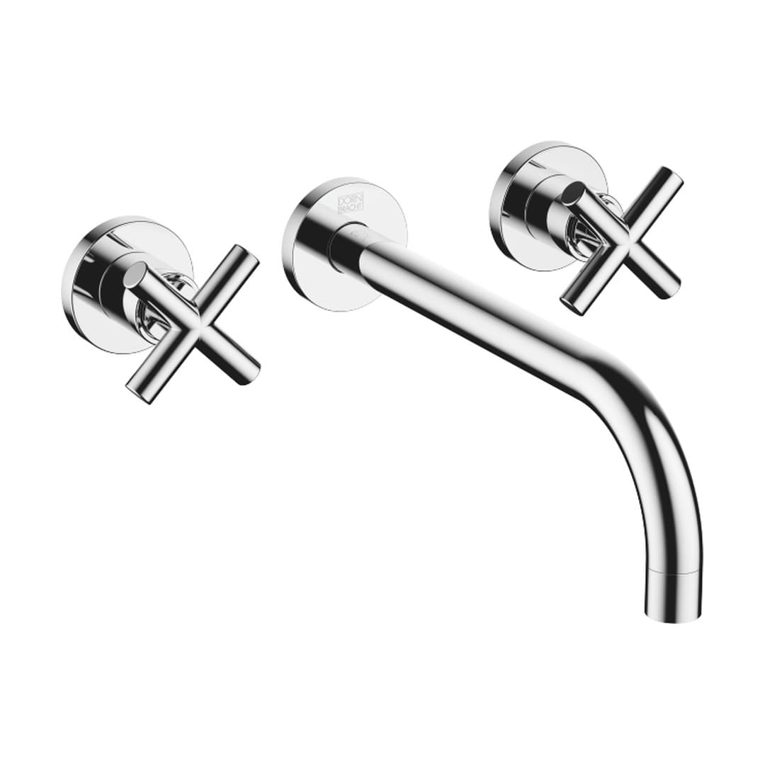 Dornbracht Tara – Μπαταρία Νιπτήρα Τοίχου – Wall-mounted basin mixer without pop-up waste – Chrome (36717892-00)