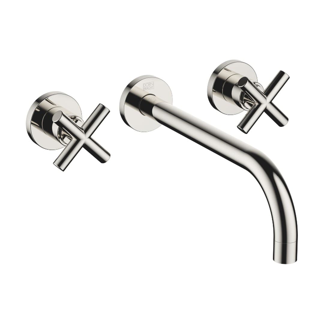 Dornbracht Tara – Μπαταρία Νιπτήρα Τοίχου – Wall-mounted basin mixer without pop-up waste – Platinum (36717892-08)
