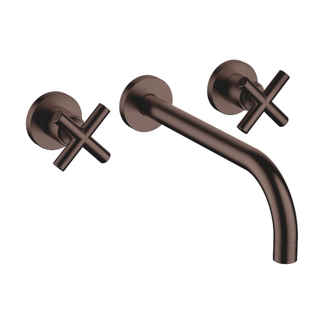 Dornbracht Tara – Μπαταρία Νιπτήρα Τοίχου – Wall-mounted basin mixer without pop-up waste – Brushed Dark Bronze (PVD) (36717892-43)