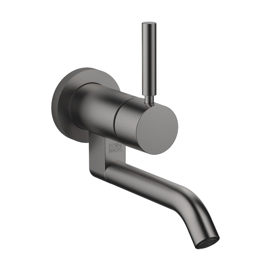 Dornbracht Meta – Μπαταρία Νιπτήρα Τοίχου – Wall-mounted single-lever basin mixer without pop-up waste – Brushed Dark Platinum (36805660-99)