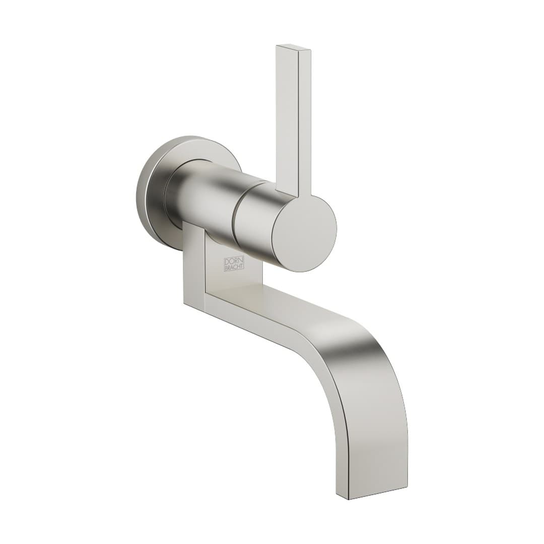 Dornbracht MEM – Μπαταρία Νιπτήρα Τοίχου – Wall-mounted single-lever basin mixer without pop-up waste – Brushed Platinum (36805782-06)