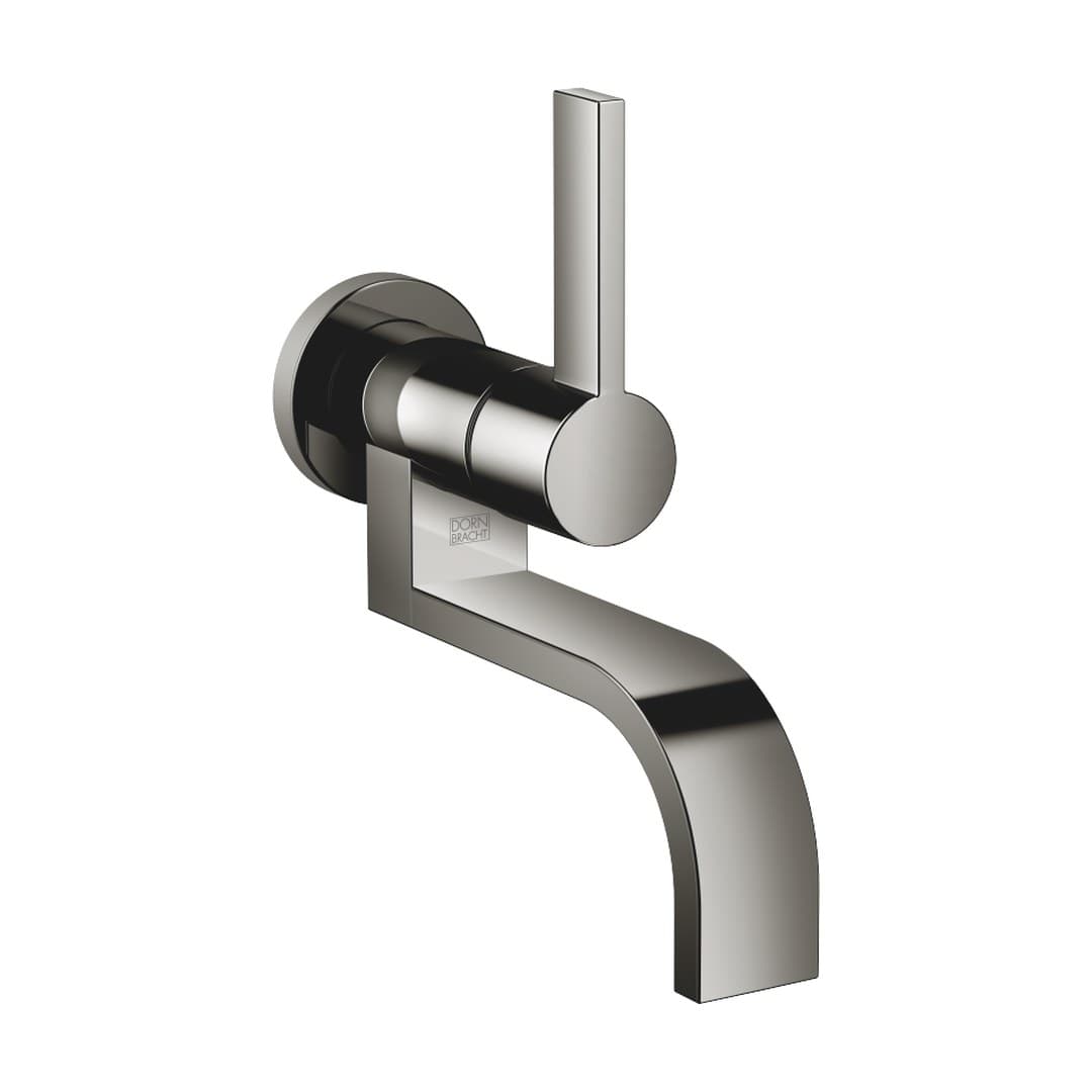 Dornbracht MEM – Μπαταρία Νιπτήρα Τοίχου – Wall-mounted single-lever basin mixer without pop-up waste – Dark Chrome (36805782-19)