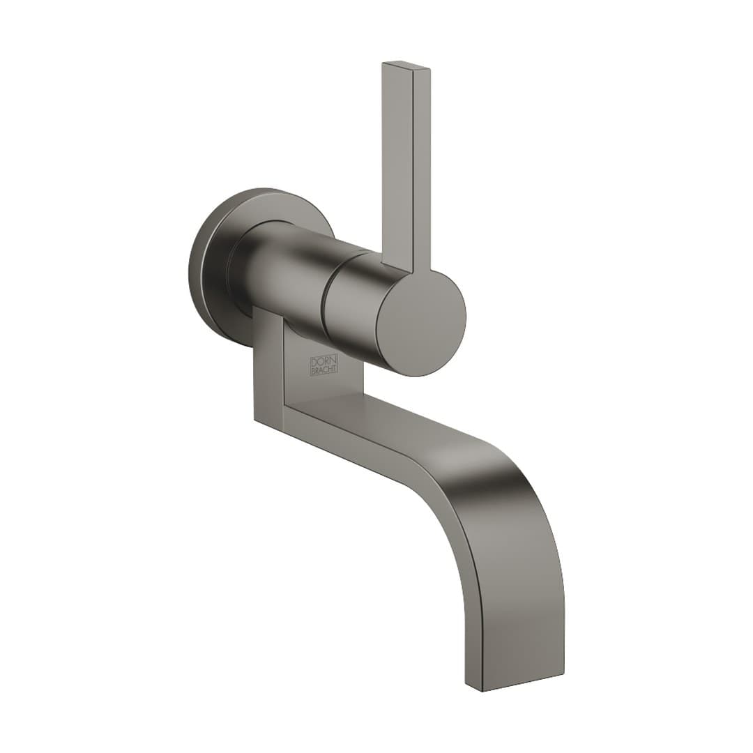 Dornbracht MEM – Μπαταρία Νιπτήρα Τοίχου – Wall-mounted single-lever basin mixer without pop-up waste – Brushed Dark Platinum (36805782-99)