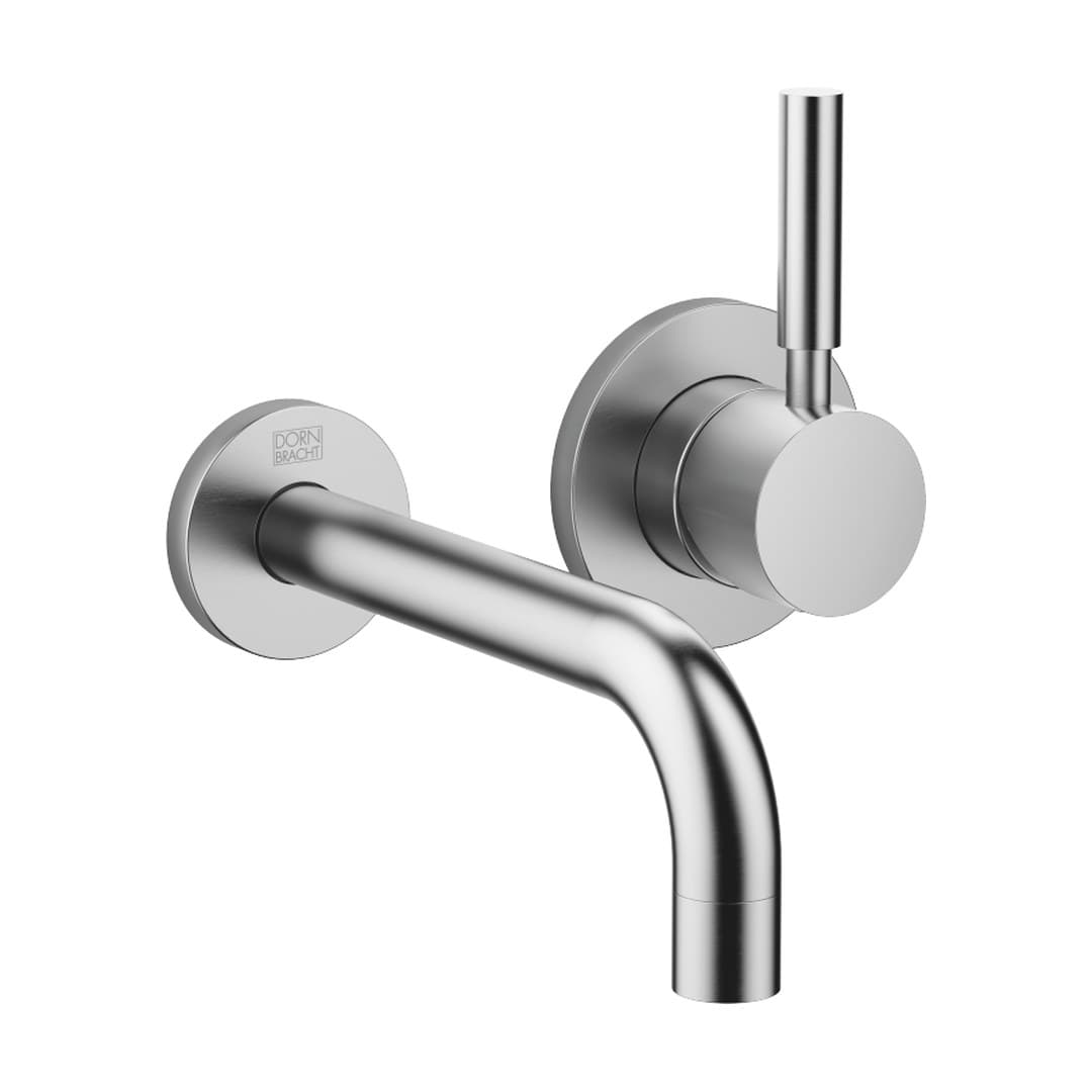 Dornbracht Edition Pro – Μπαταρία Νιπτήρα Τοίχου – Wall-mounted single-lever basin mixer without pop-up waste – Brushed Chrome (36810626-93)