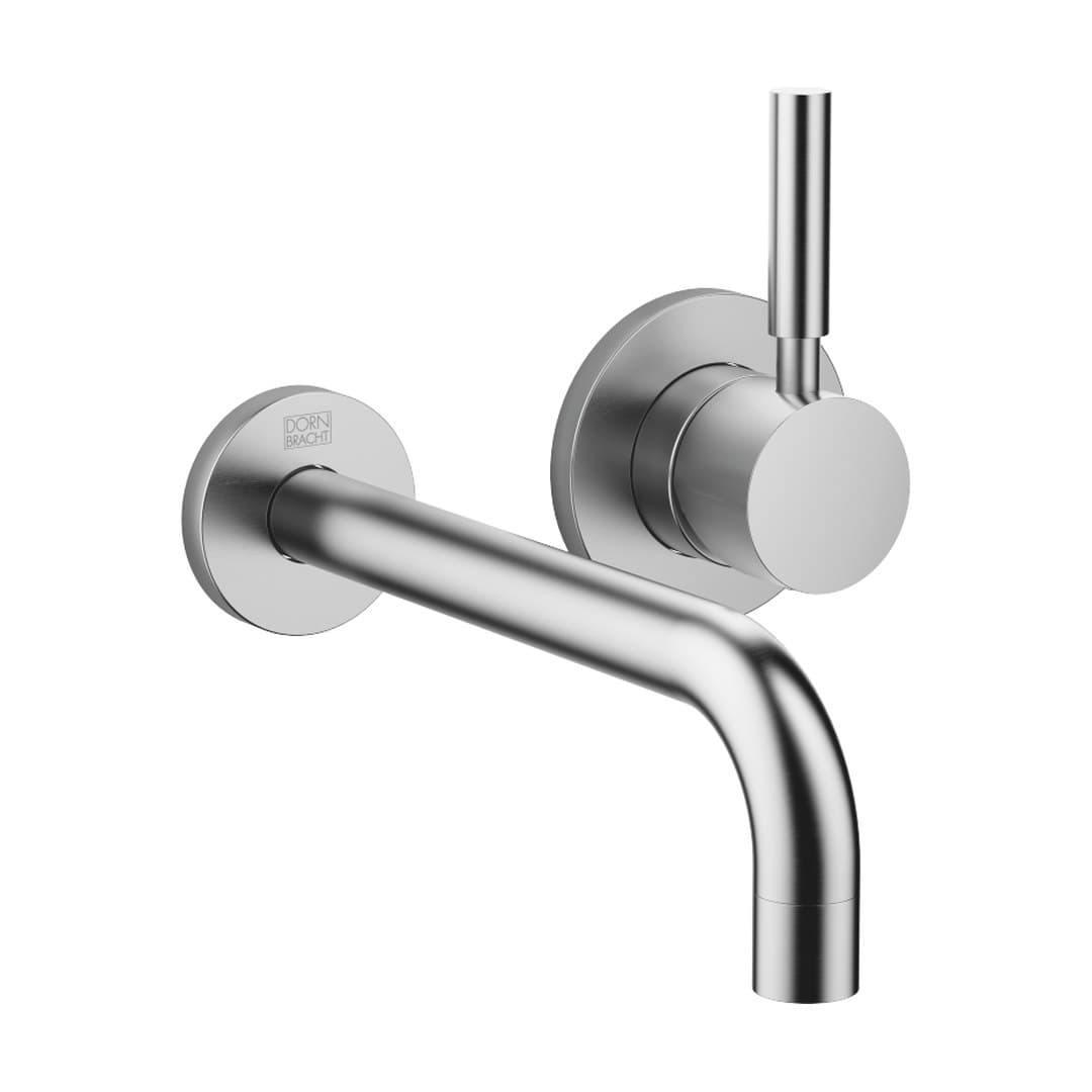 Dornbracht Edition Pro – Μπαταρία Νιπτήρα Τοίχου – Wall-mounted single-lever basin mixer without pop-up waste – Brushed Chrome (36812626-93)