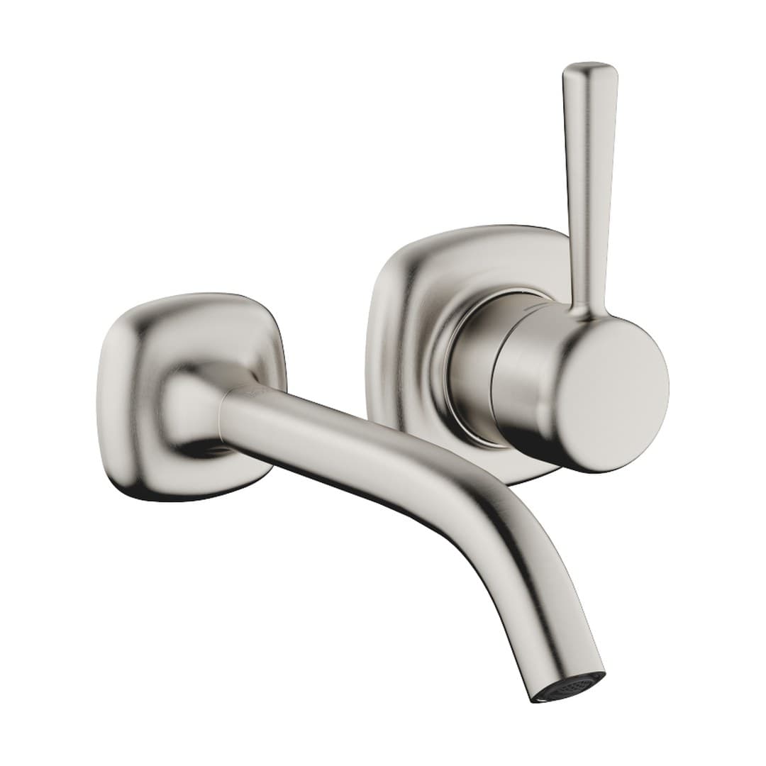 Dornbracht COYA – Μπαταρία Νιπτήρα Τοίχου – Wall-mounted single-lever basin mixer without pop-up waste – Brushed Platinum (36860404-06)