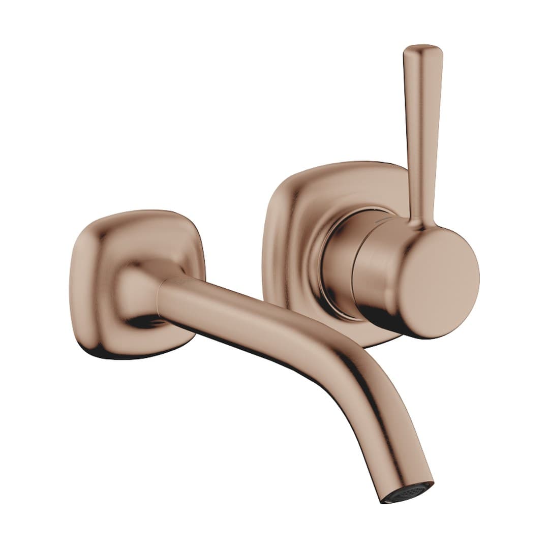 Dornbracht COYA – Μπαταρία Νιπτήρα Τοίχου – Wall-mounted single-lever basin mixer without pop-up waste – Brushed Bronze (PVD) (36860404-42)