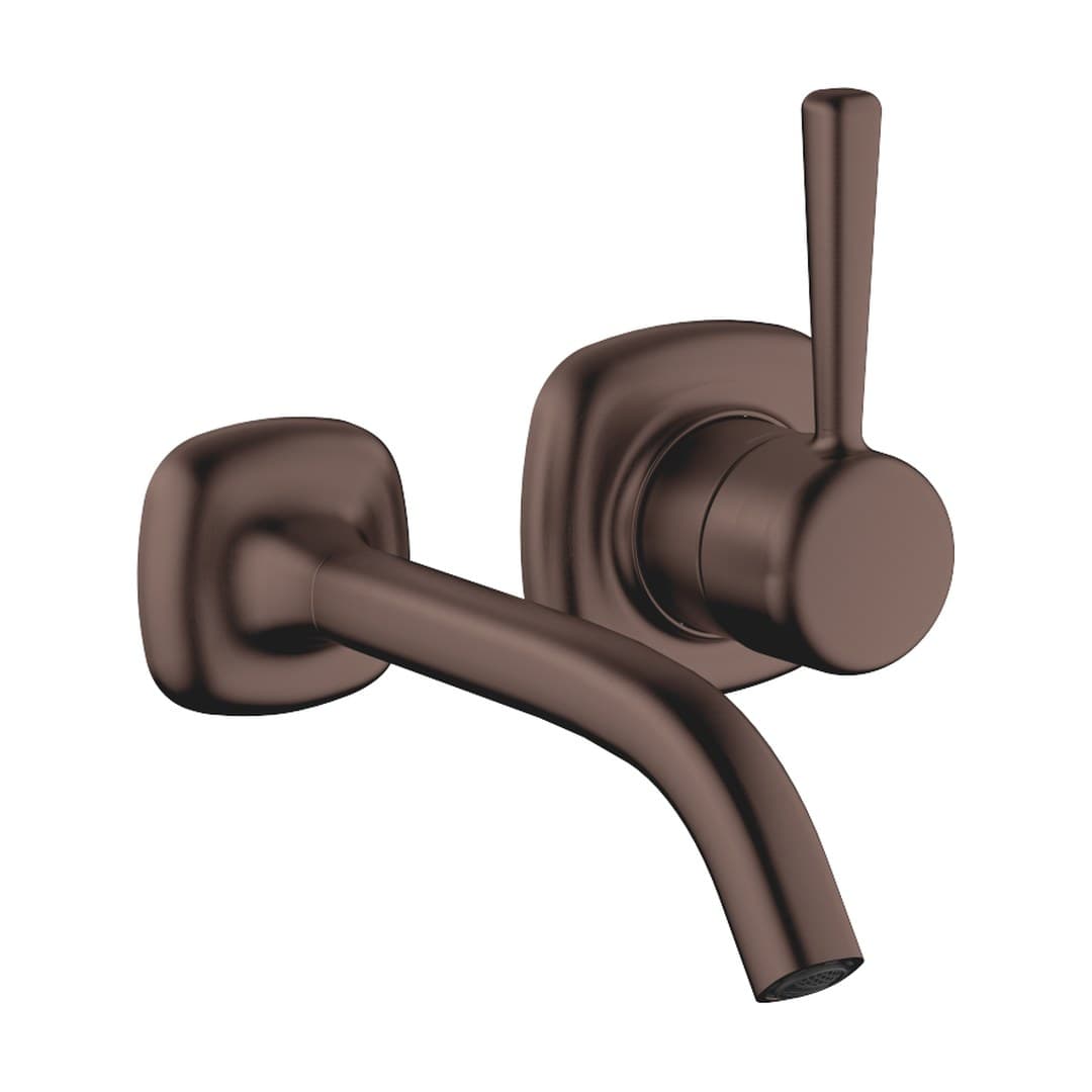 Dornbracht COYA – Μπαταρία Νιπτήρα Τοίχου – Wall-mounted single-lever basin mixer without pop-up waste – Brushed Dark Bronze (PVD) (36860404-43)