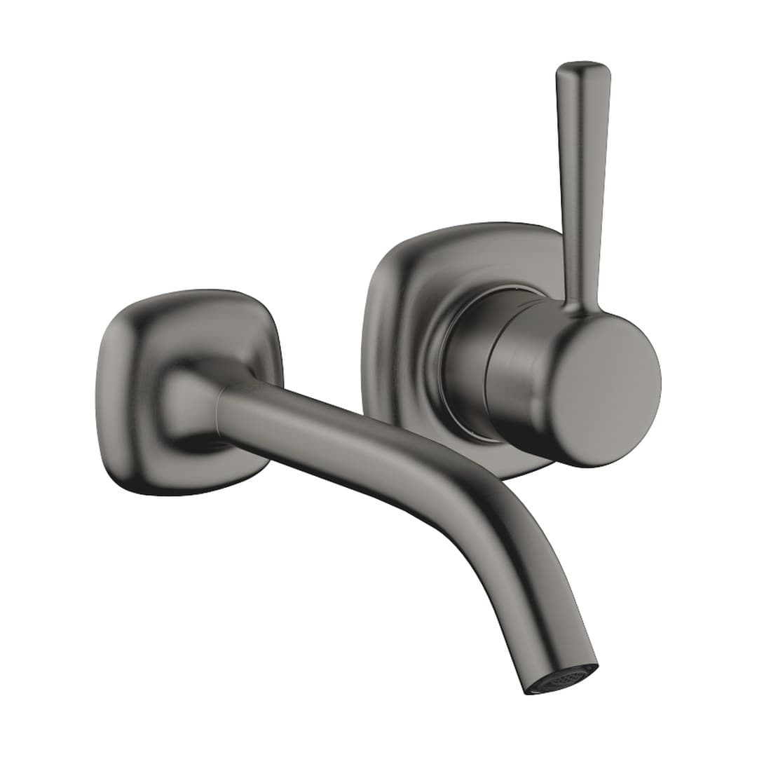 Dornbracht COYA – Μπαταρία Νιπτήρα Τοίχου – Wall-mounted single-lever basin mixer without pop-up waste – Brushed Dark Platinum (36860404-99)