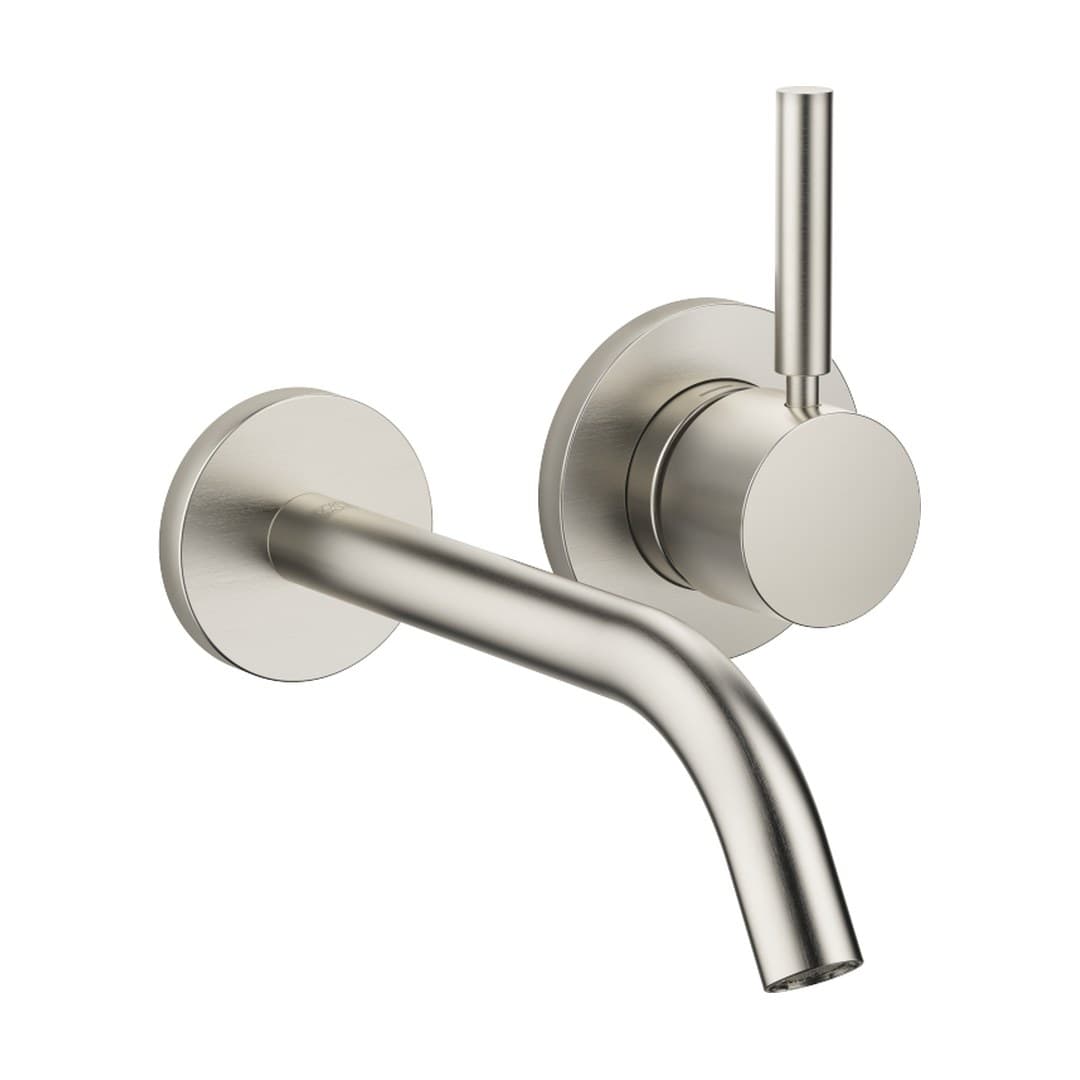 Dornbracht Meta – Μπαταρία Νιπτήρα Τοίχου – Wall-mounted single-lever basin mixer without pop-up waste – Brushed Platinum (36860660-06)