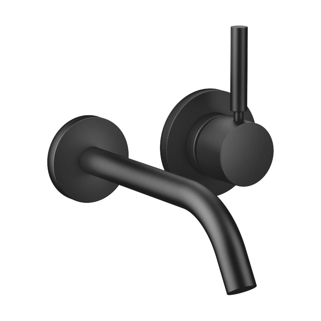 Dornbracht Meta – Μπαταρία Νιπτήρα Τοίχου – Wall-mounted single-lever basin mixer without pop-up waste – Matte Black (36860660-33)