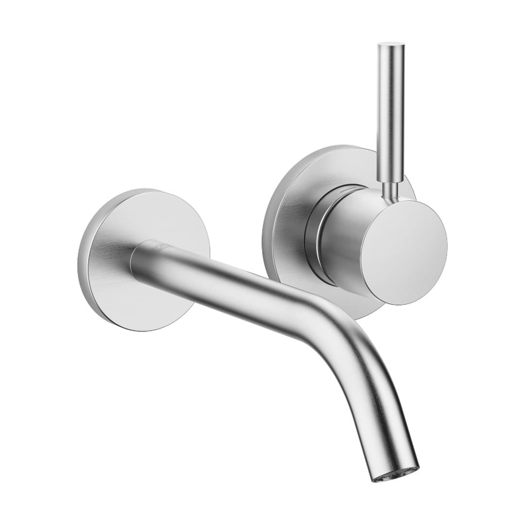 Dornbracht Meta – Μπαταρία Νιπτήρα Τοίχου – Wall-mounted single-lever basin mixer without pop-up waste – Brushed Chrome (36860660-93)