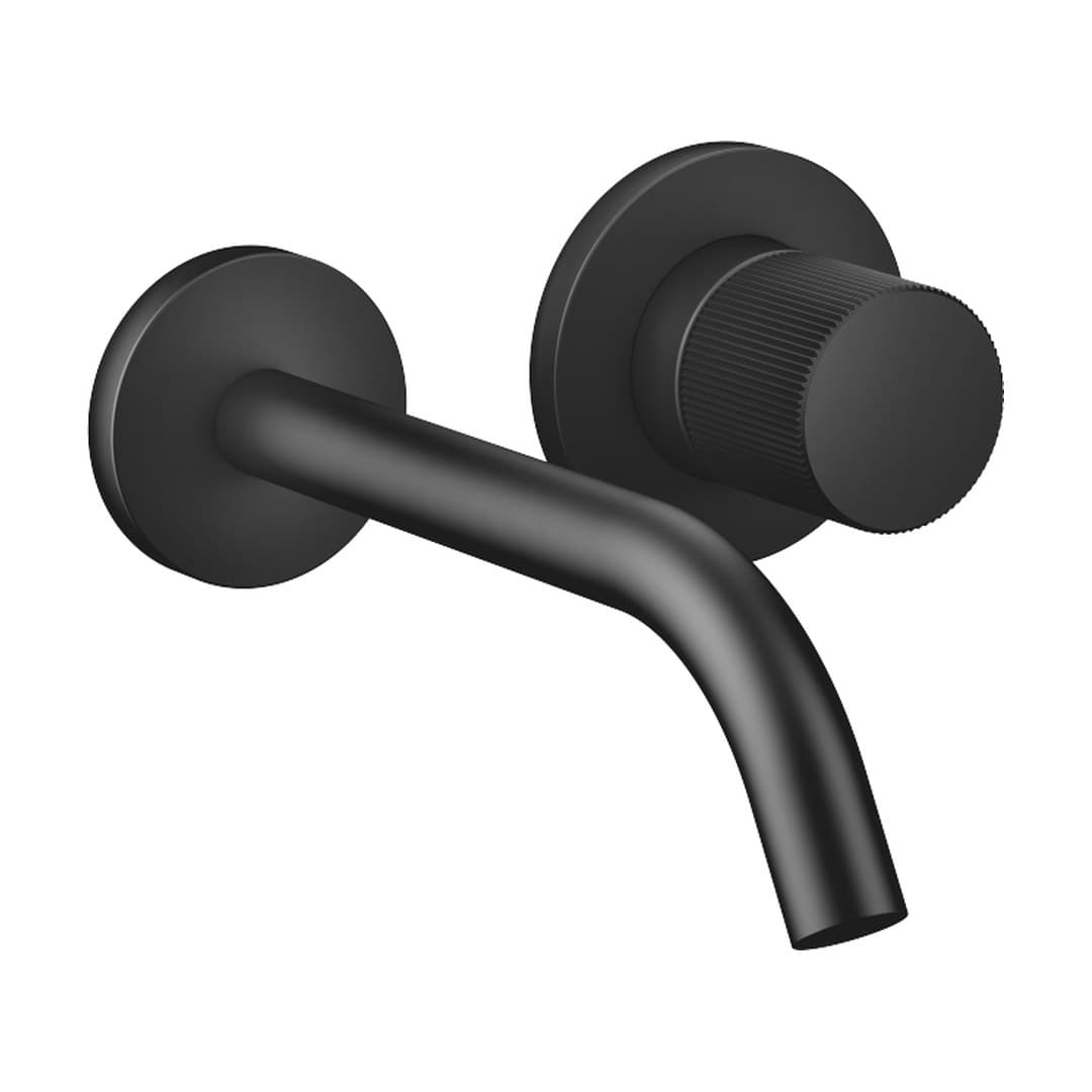 Dornbracht Meta – Μπαταρία Νιπτήρα Τοίχου – META PURE Wall-mounted single-lever basin mixer without pop-up waste – Matte Black (36860664-33)