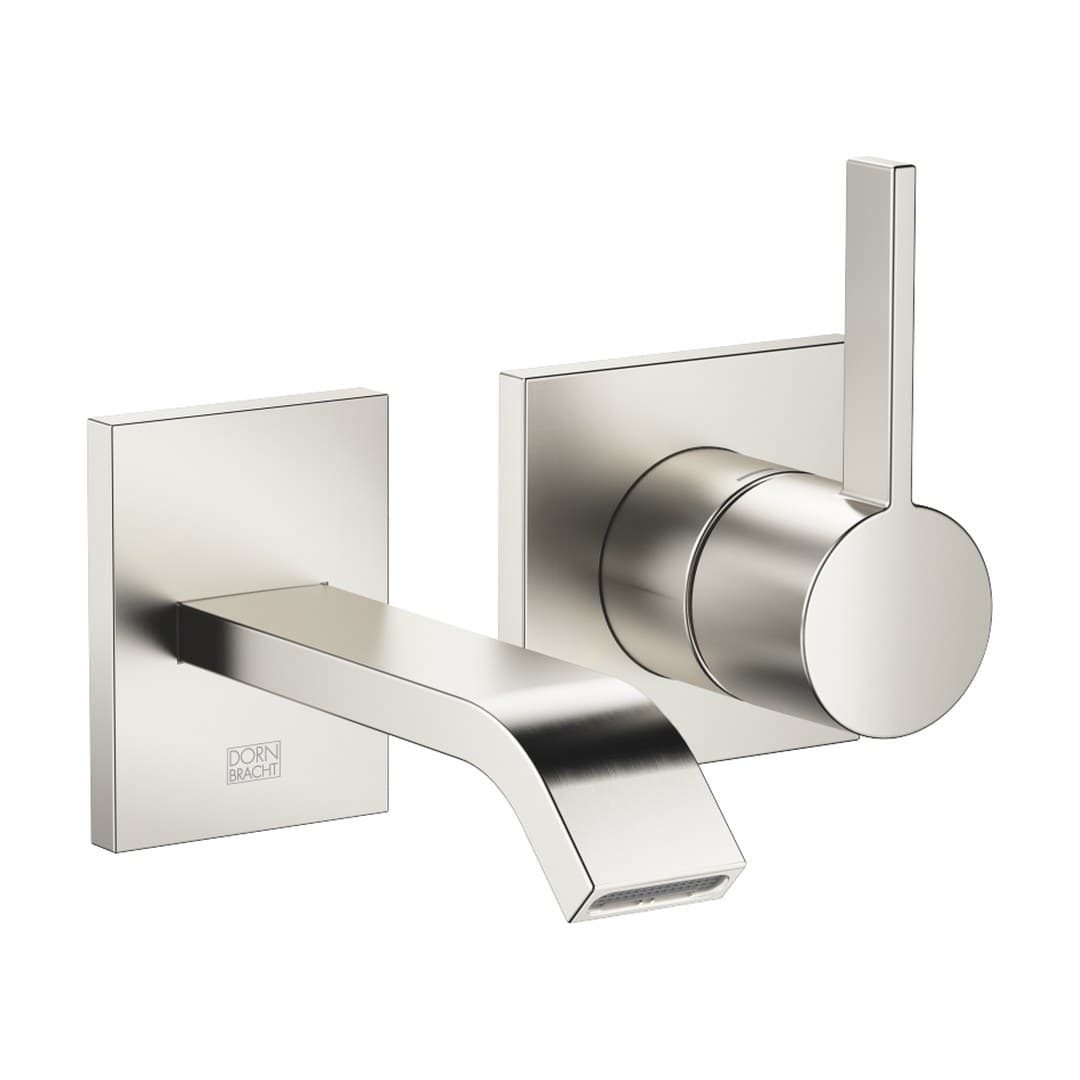 Dornbracht IMO – Μπαταρία Νιπτήρα Τοίχου – Wall-mounted single-lever basin mixer without pop-up waste – Brushed Platinum (36860671-06)