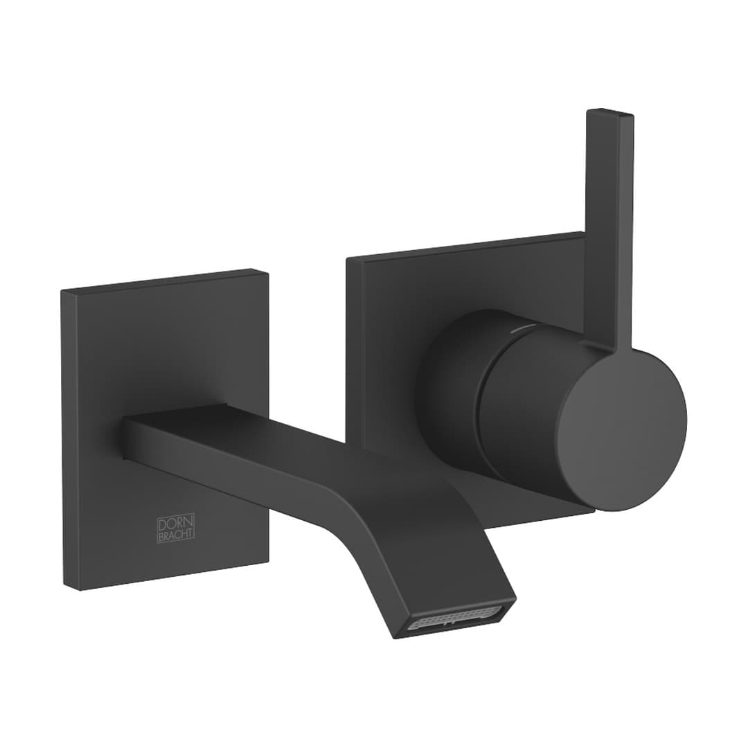 Dornbracht IMO – Μπαταρία Νιπτήρα Τοίχου – Wall-mounted single-lever basin mixer without pop-up waste – Matte Black (36860671-33)