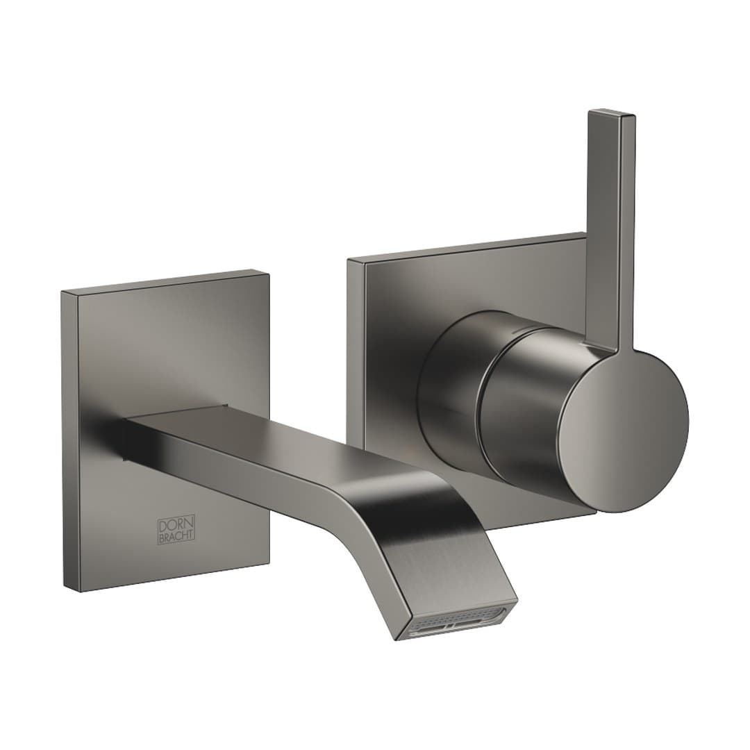Dornbracht IMO – Μπαταρία Νιπτήρα Τοίχου – Wall-mounted single-lever basin mixer without pop-up waste – Brushed Dark Platinum (36860671-99)