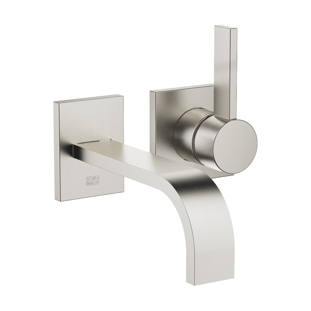 Dornbracht MEM – Μπαταρία Νιπτήρα Τοίχου – Wall-mounted single-lever basin mixer without pop-up waste – Brushed Platinum (36860782-06)