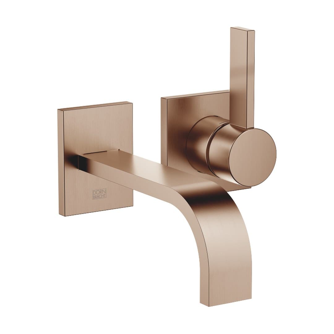 Dornbracht MEM – Μπαταρία Νιπτήρα Τοίχου – Wall-mounted single-lever basin mixer without pop-up waste – Brushed Bronze (PVD) (36860782-42)