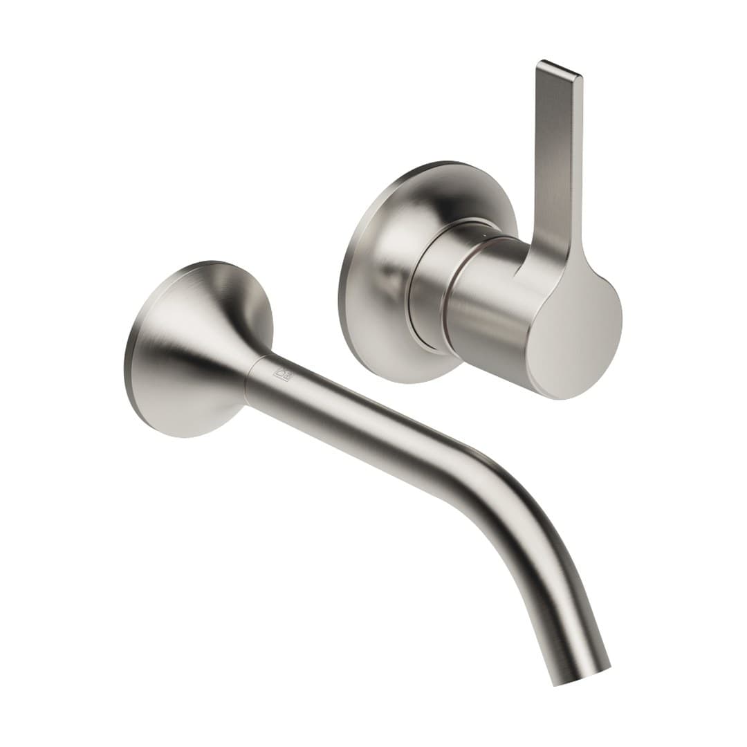 Dornbracht VAIA – Μπαταρία Νιπτήρα Τοίχου – Wall-mounted single-lever basin mixer without pop-up waste – Brushed Platinum (36860809-06)