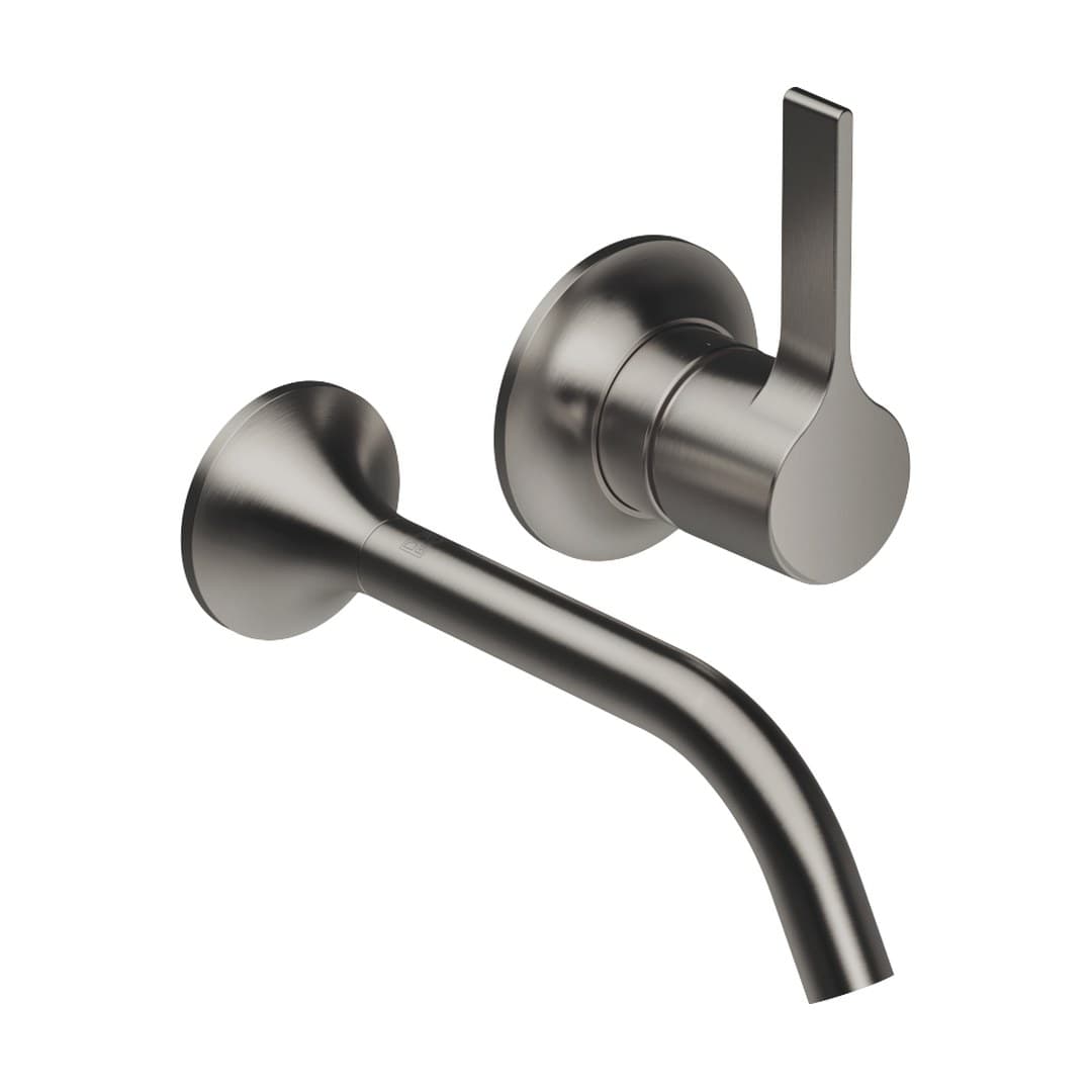 Dornbracht VAIA – Μπαταρία Νιπτήρα Τοίχου – Wall-mounted single-lever basin mixer without pop-up waste – Brushed Dark Platinum (36860809-99)