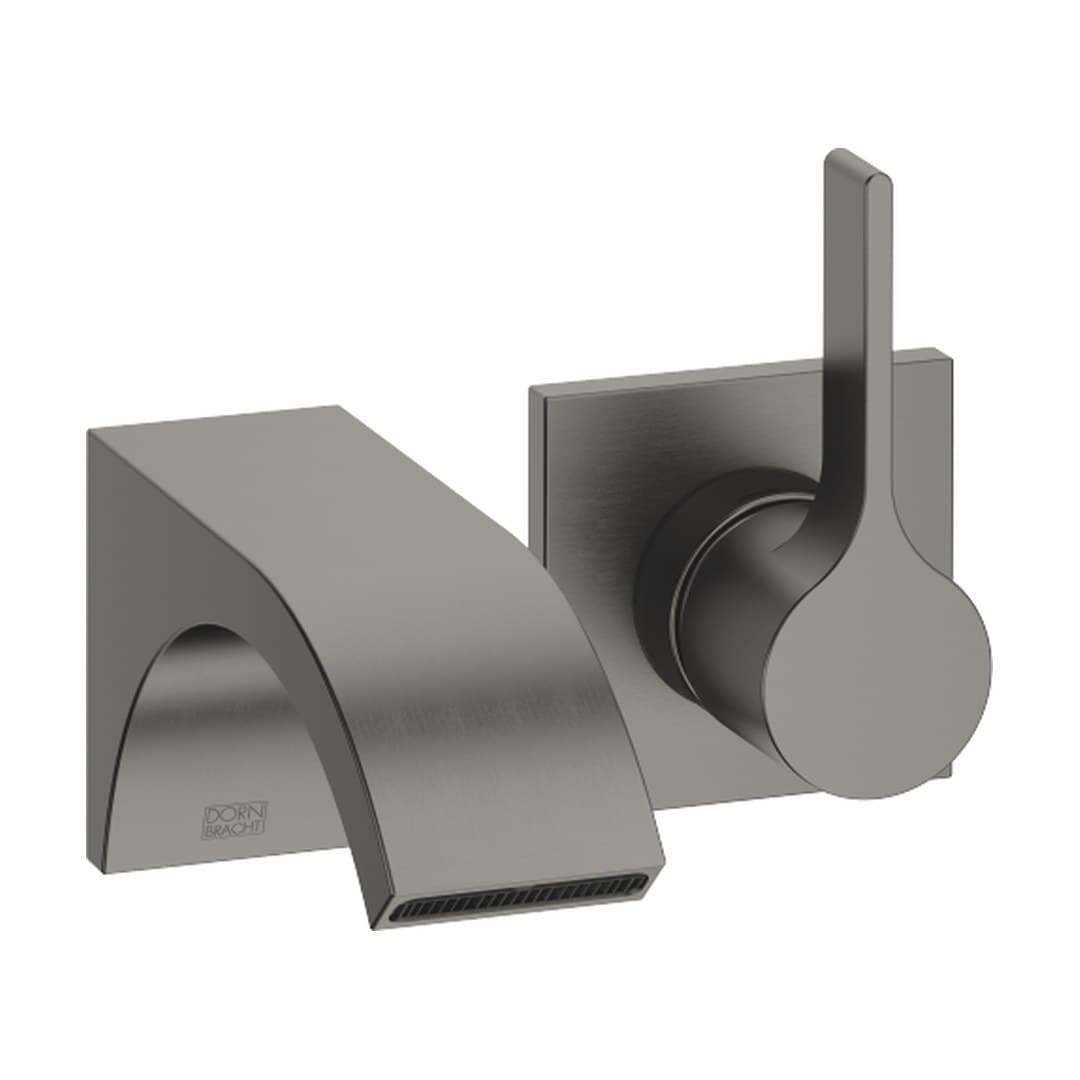 Dornbracht CYO – Μπαταρία Νιπτήρα Τοίχου – Wall-mounted single-lever basin mixer without pop-up waste – Brushed Dark Platinum (36860811-99)