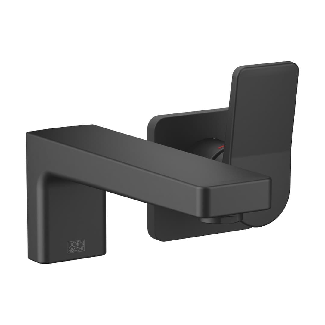Dornbracht Dornbracht Yarre – Μπαταρία Νιπτήρα Τοίχου – Wall-mounted single-lever basin mixer without pop-up waste – Soft Black (36860832-69)