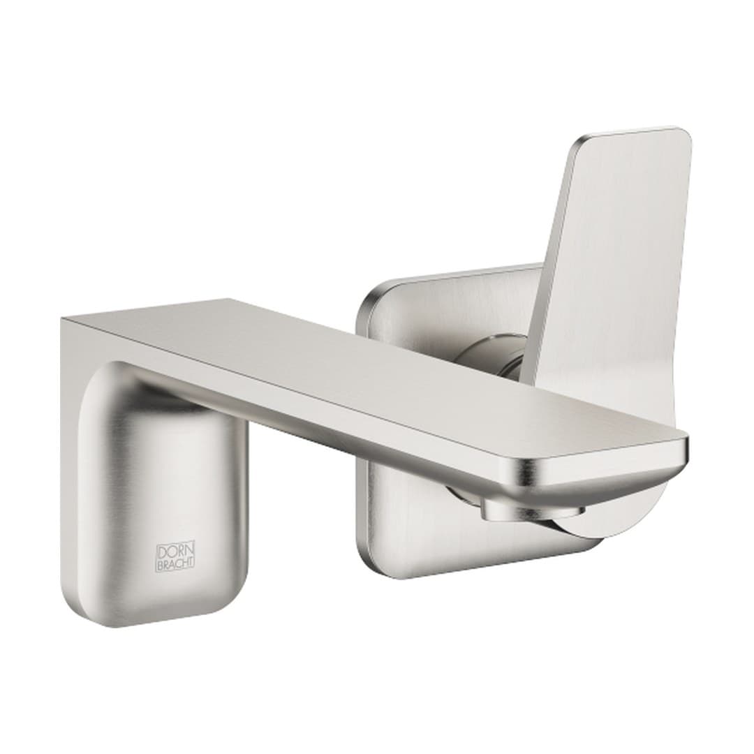 Dornbracht Lissé – Μπαταρία Νιπτήρα Τοίχου – Wall-mounted single-lever basin mixer without pop-up waste – Brushed Platinum (36860845-06)