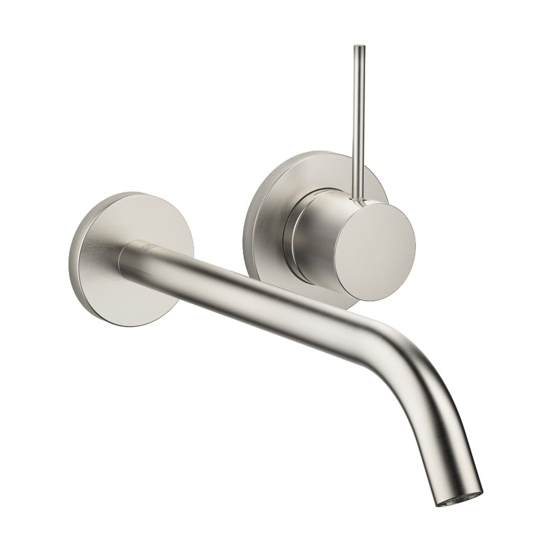 Dornbracht Meta – Μπαταρία Νιπτήρα Τοίχου – META SLIM Wall-mounted single-lever basin mixer without pop-up waste – Brushed Platinum (36861662-06)