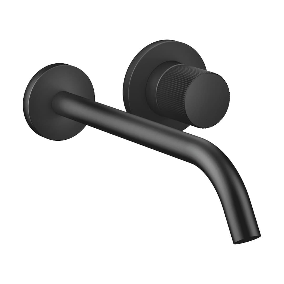 Dornbracht Meta – Μπαταρία Νιπτήρα Τοίχου – META PURE Wall-mounted single-lever basin mixer without pop-up waste – Matte Black (36861664-33)