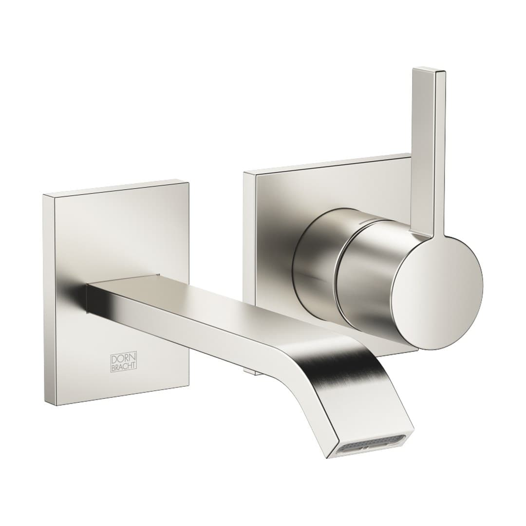 Dornbracht IMO – Μπαταρία Νιπτήρα Τοίχου – Wall-mounted single-lever basin mixer without pop-up waste – Brushed Platinum (36861671-06)