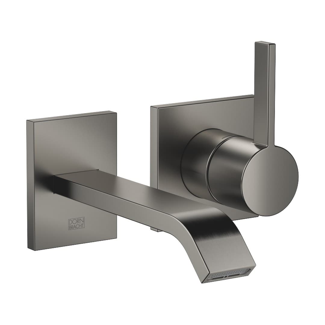 Dornbracht IMO – Μπαταρία Νιπτήρα Τοίχου – Wall-mounted single-lever basin mixer without pop-up waste – Brushed Dark Platinum (36861671-99)