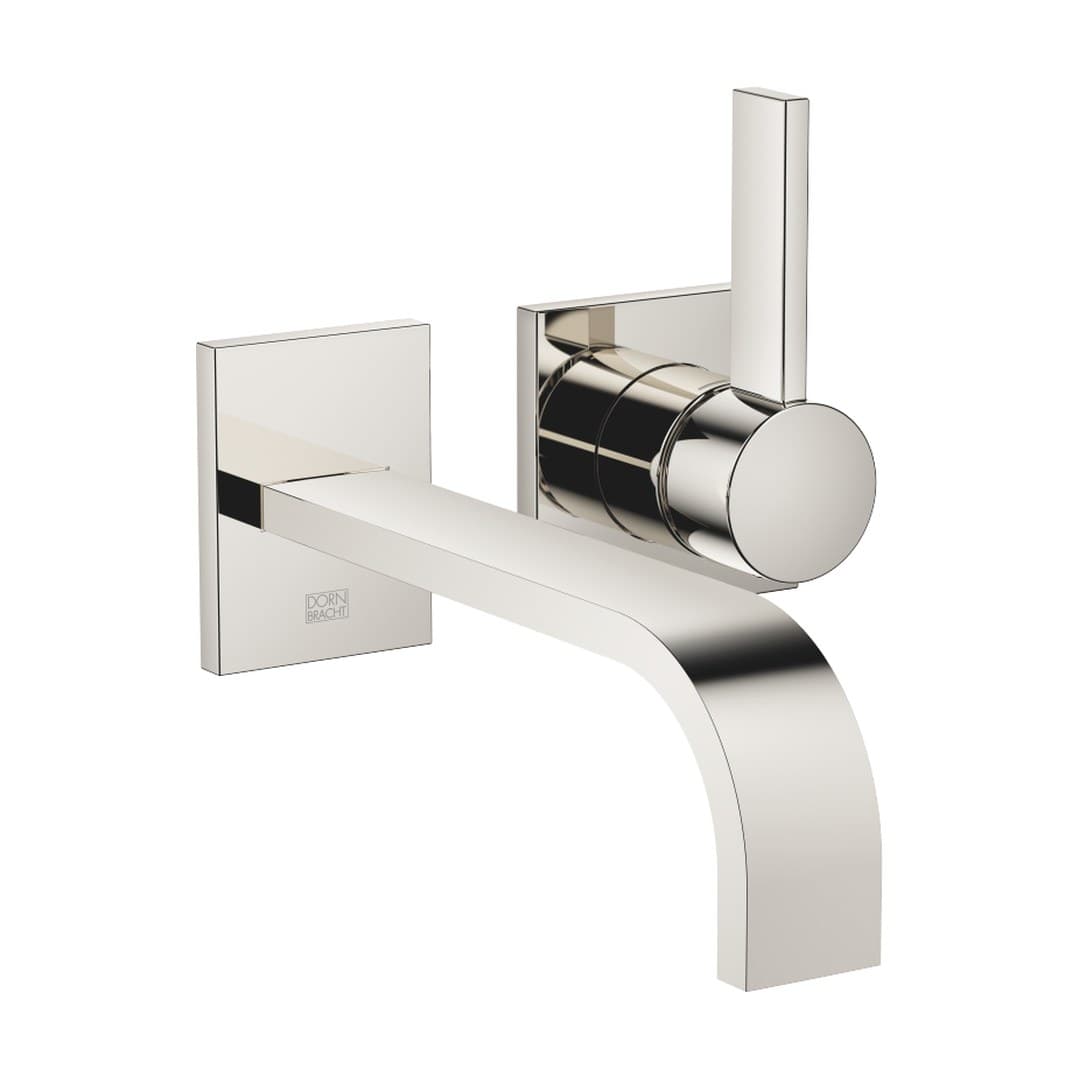 Dornbracht MEM – Μπαταρία Νιπτήρα Τοίχου – Wall-mounted single-lever basin mixer without pop-up waste – Platinum (36861782-08)