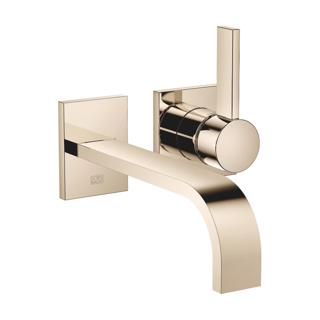 Dornbracht MEM – Μπαταρία Νιπτήρα Τοίχου – Wall-mounted single-lever basin mixer without pop-up waste – Champagne (22kt Gold) (36861782-47)