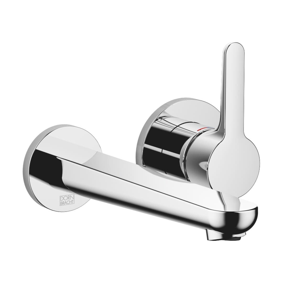 Dornbracht Dornbracht Yamou – Μπαταρία Νιπτήρα Τοίχου – Wall-mounted single-lever basin mixer without pop-up waste – Chrome (36861831-00)