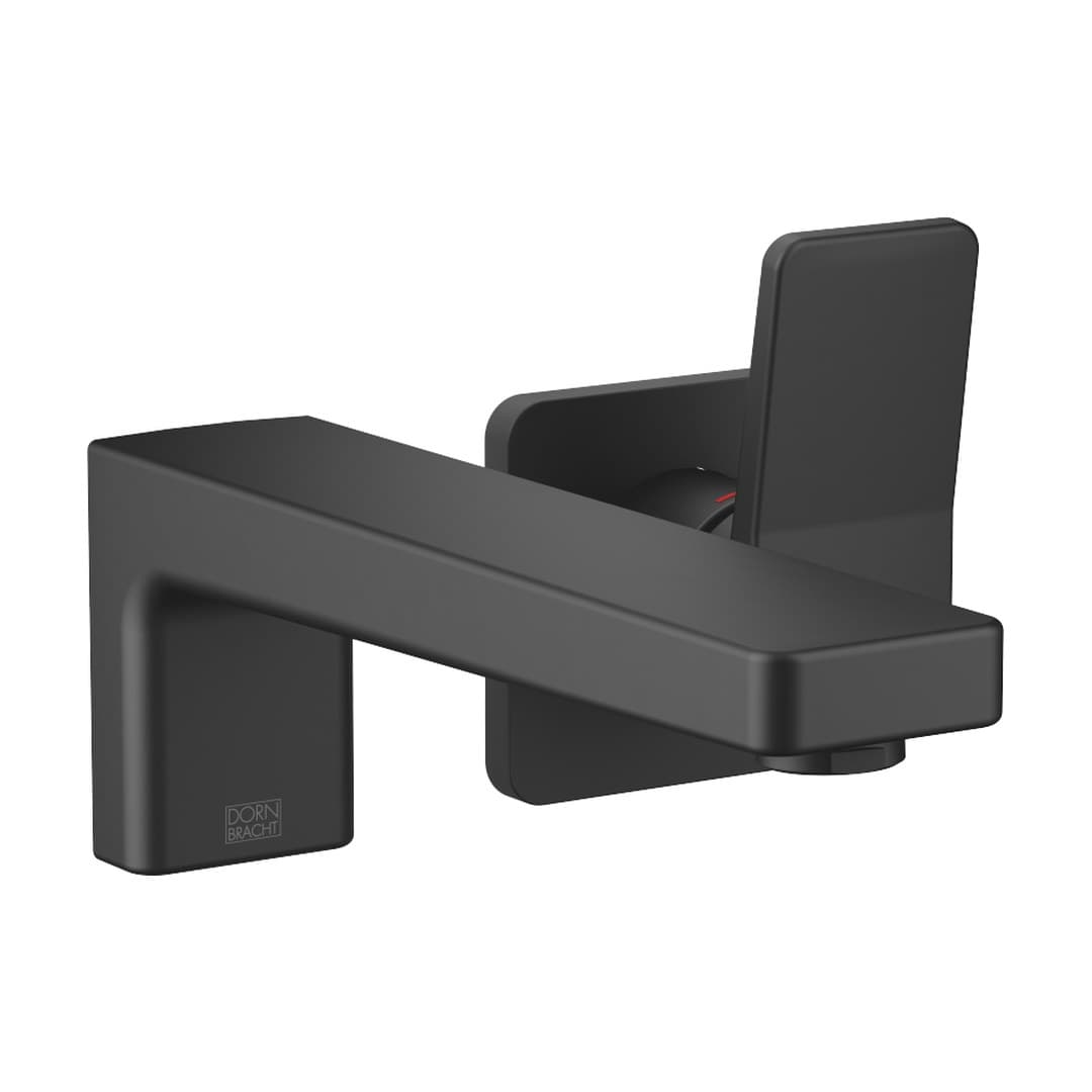 Dornbracht Dornbracht Yarre – Μπαταρία Νιπτήρα Τοίχου – Wall-mounted single-lever basin mixer without pop-up waste – Soft Black (36861832-69)