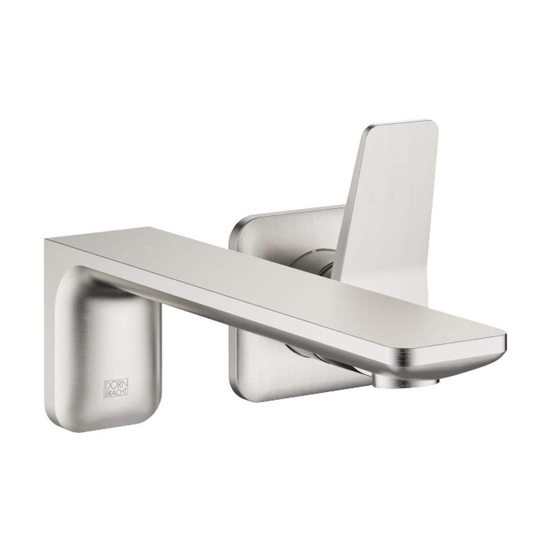 Dornbracht Lissé – Μπαταρία Νιπτήρα Τοίχου – Wall-mounted single-lever basin mixer without pop-up waste – Brushed Platinum (36861845-06)