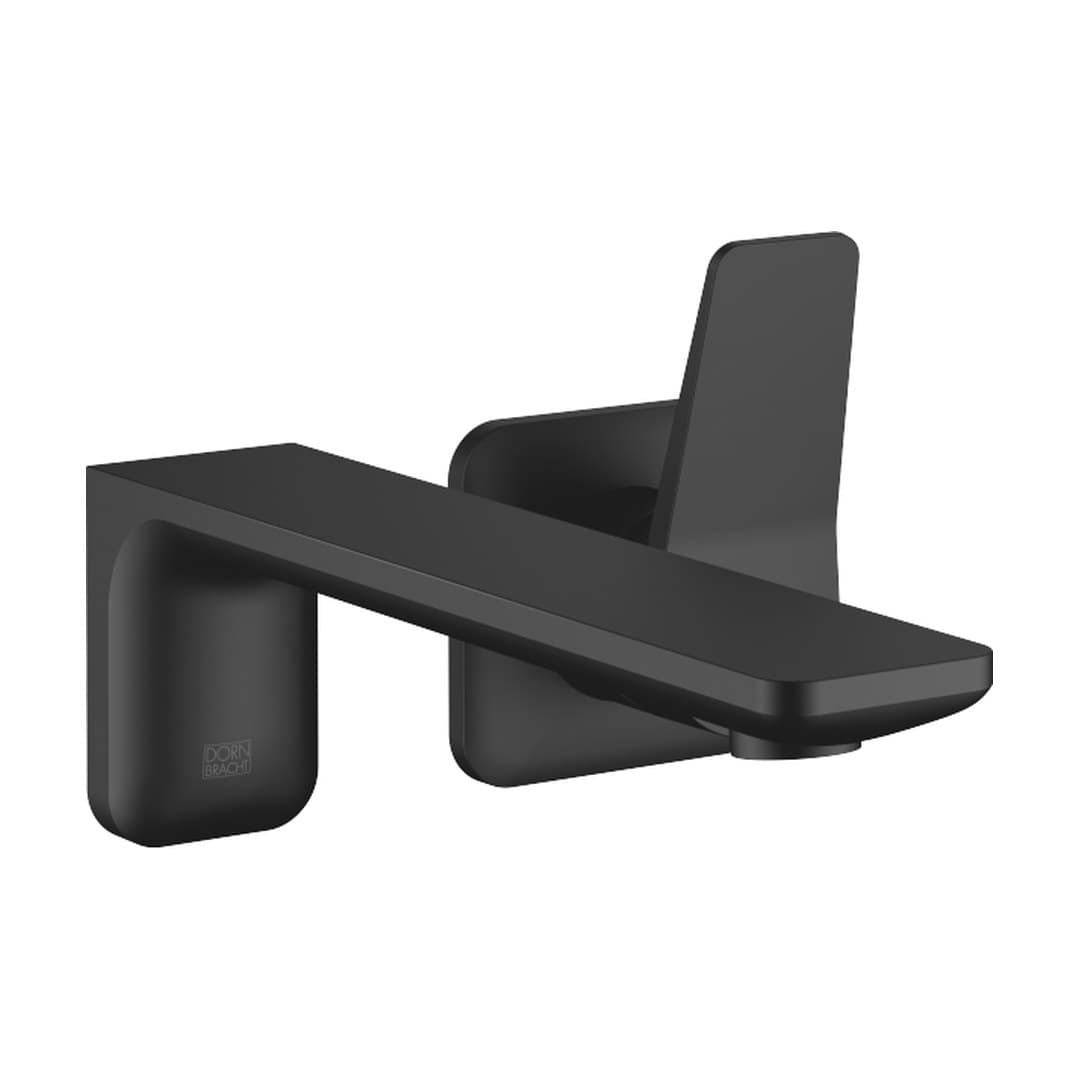 Dornbracht Lissé – Μπαταρία Νιπτήρα Τοίχου – Wall-mounted single-lever basin mixer without pop-up waste – Matte Black (36861845-33)