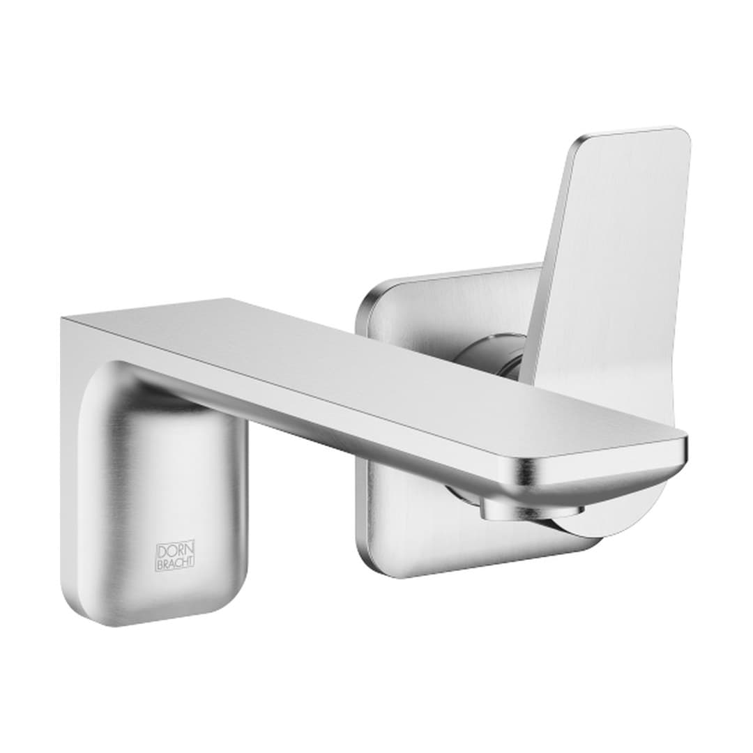 Dornbracht Lissé – Μπαταρία Νιπτήρα Τοίχου – Wall-mounted single-lever basin mixer without pop-up waste – Brushed Chrome (36861845-93)