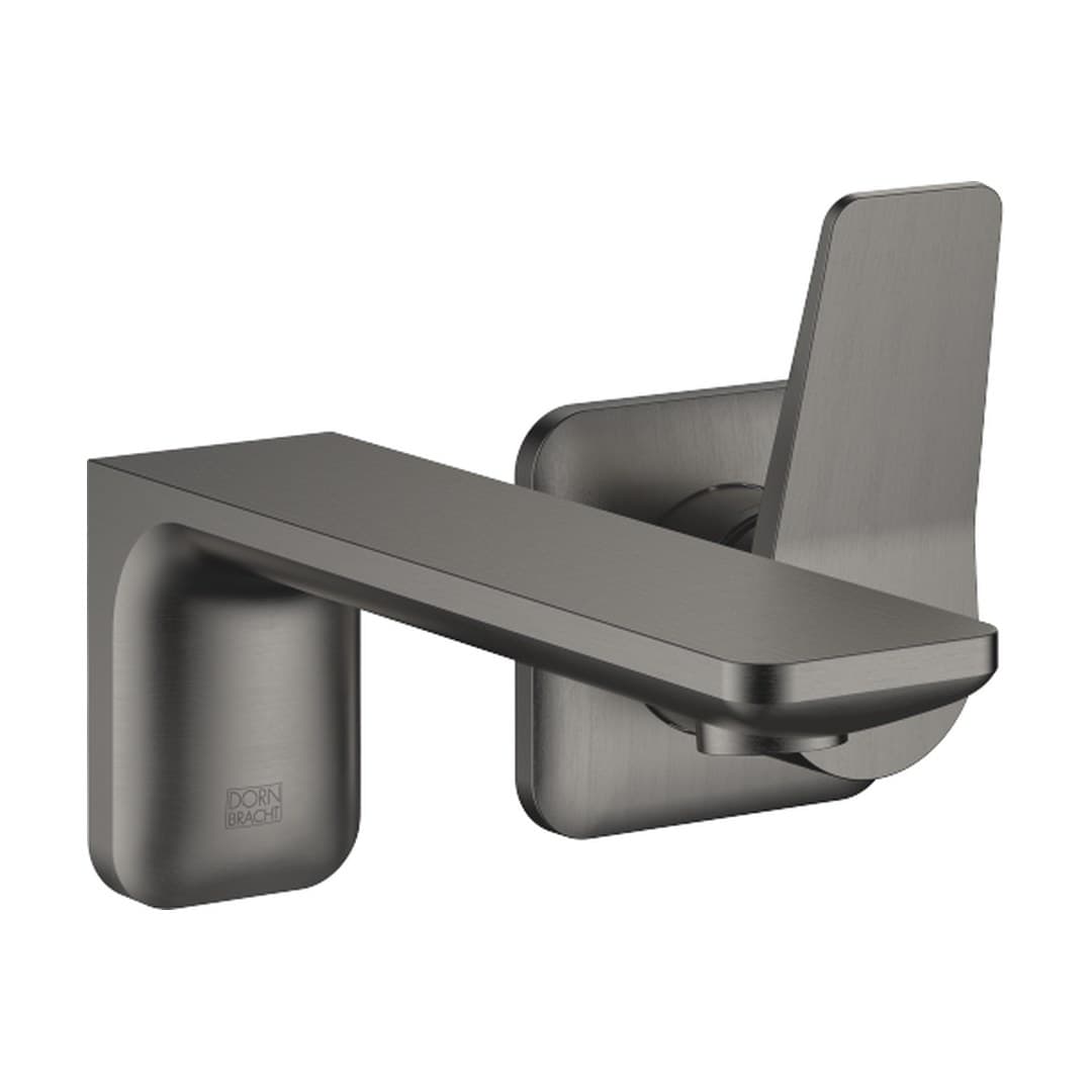 Dornbracht Lissé – Μπαταρία Νιπτήρα Τοίχου – Wall-mounted single-lever basin mixer without pop-up waste – Brushed Dark Platinum (36861845-99)