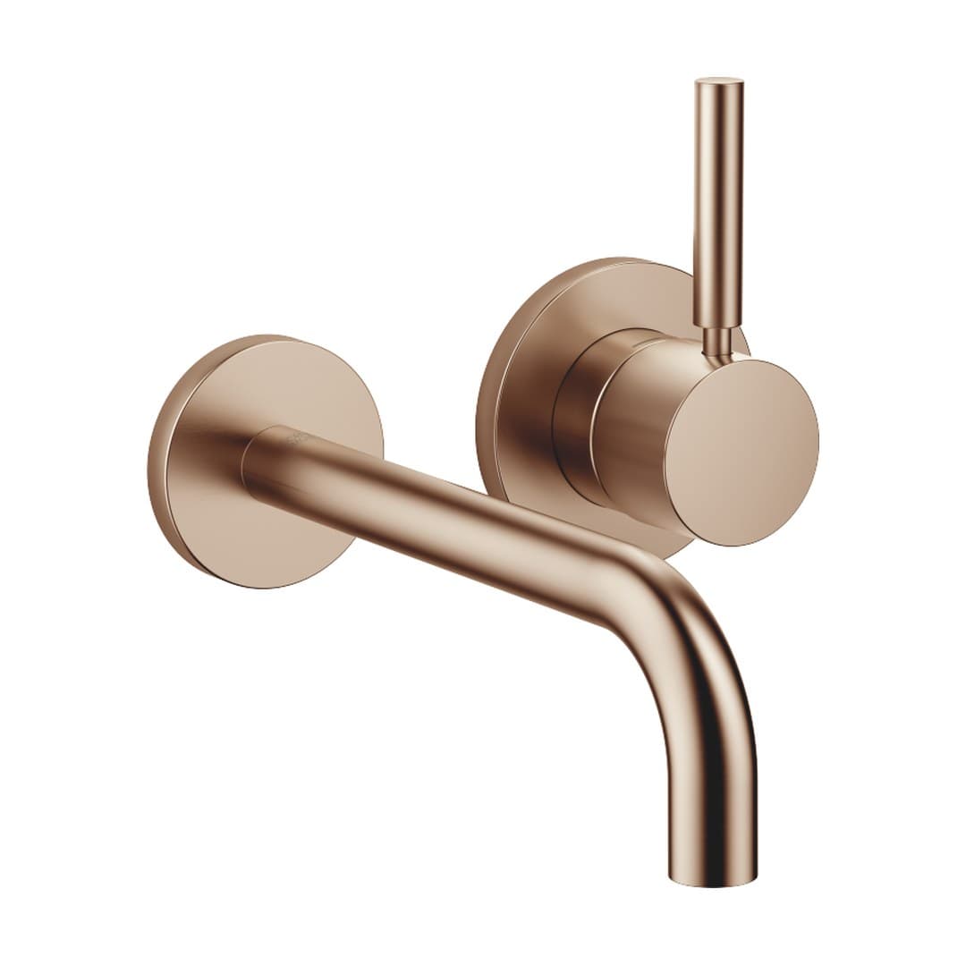 Dornbracht Meta – Μπαταρία Νιπτήρα Τοίχου – Wall-mounted single-lever basin mixer with individual rosettes – Brushed Bronze (PVD) (36862660-42)