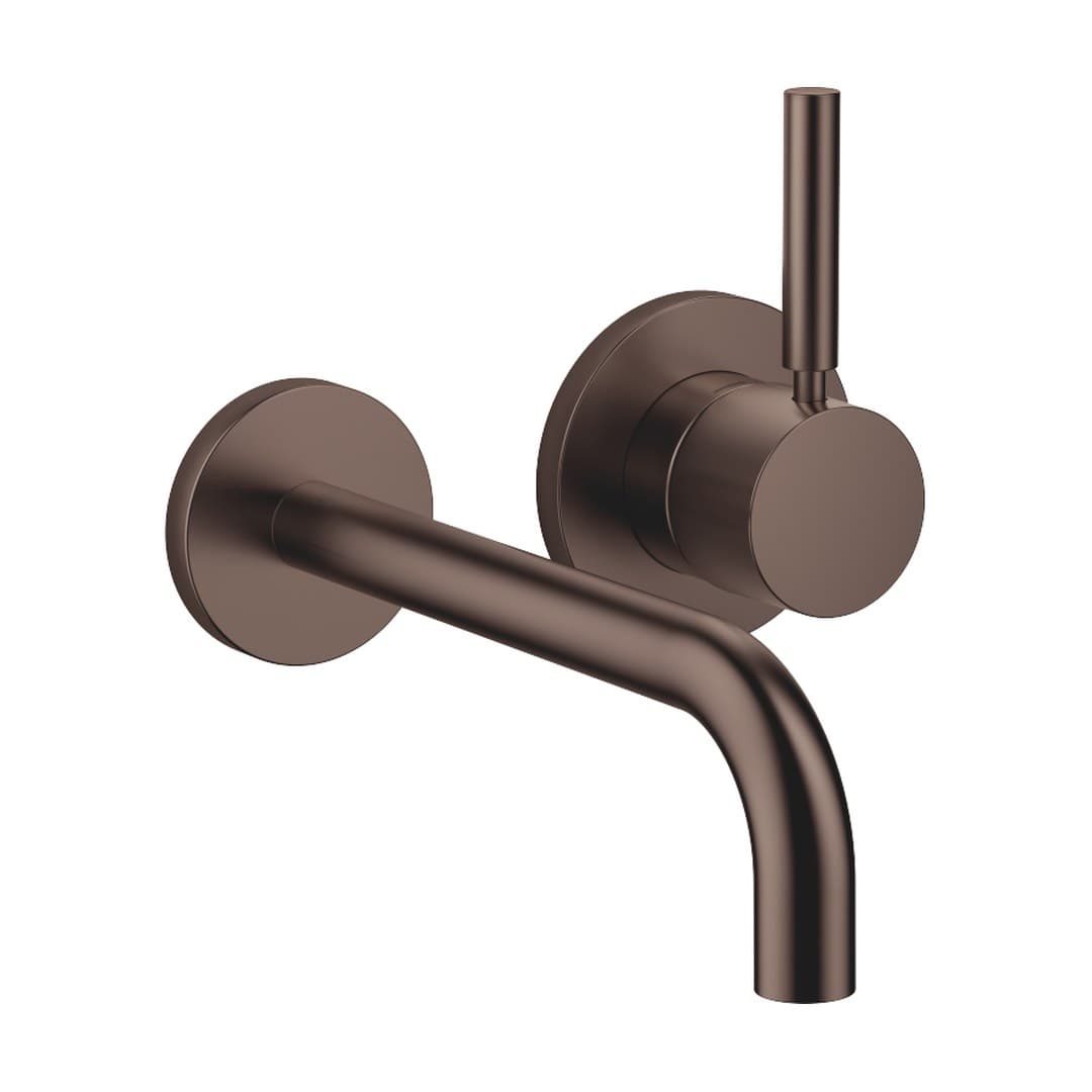 Dornbracht Meta – Μπαταρία Νιπτήρα Τοίχου – Wall-mounted single-lever basin mixer with individual rosettes – Brushed Dark Bronze (PVD) (36862660-43)