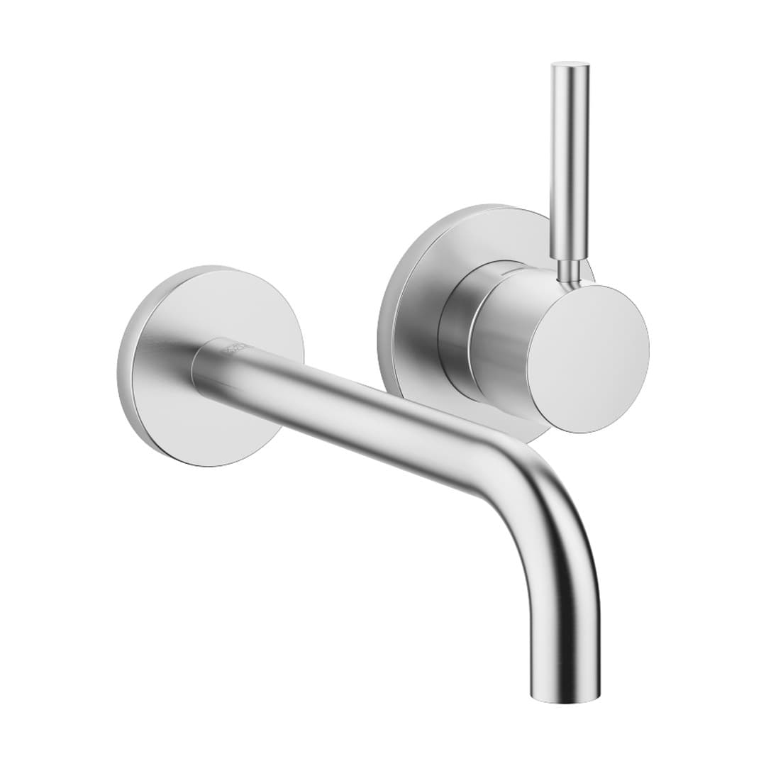 Dornbracht Meta – Μπαταρία Νιπτήρα Τοίχου – Wall-mounted single-lever basin mixer with individual rosettes – Brushed Chrome (36862660-93)