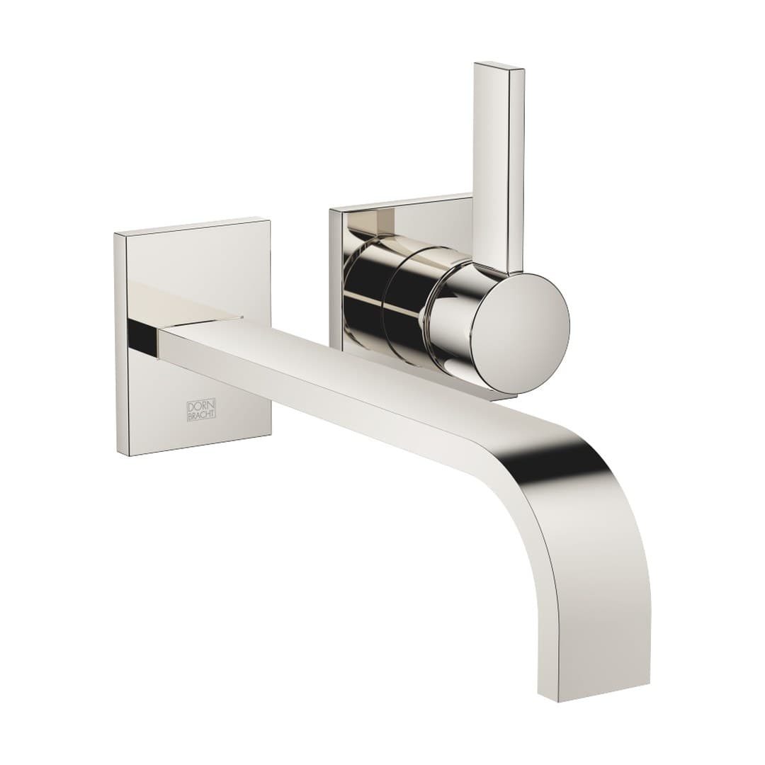 Dornbracht MEM – Μπαταρία Νιπτήρα Τοίχου – Wall-mounted single-lever basin mixer without pop-up waste – Platinum (36862782-08)