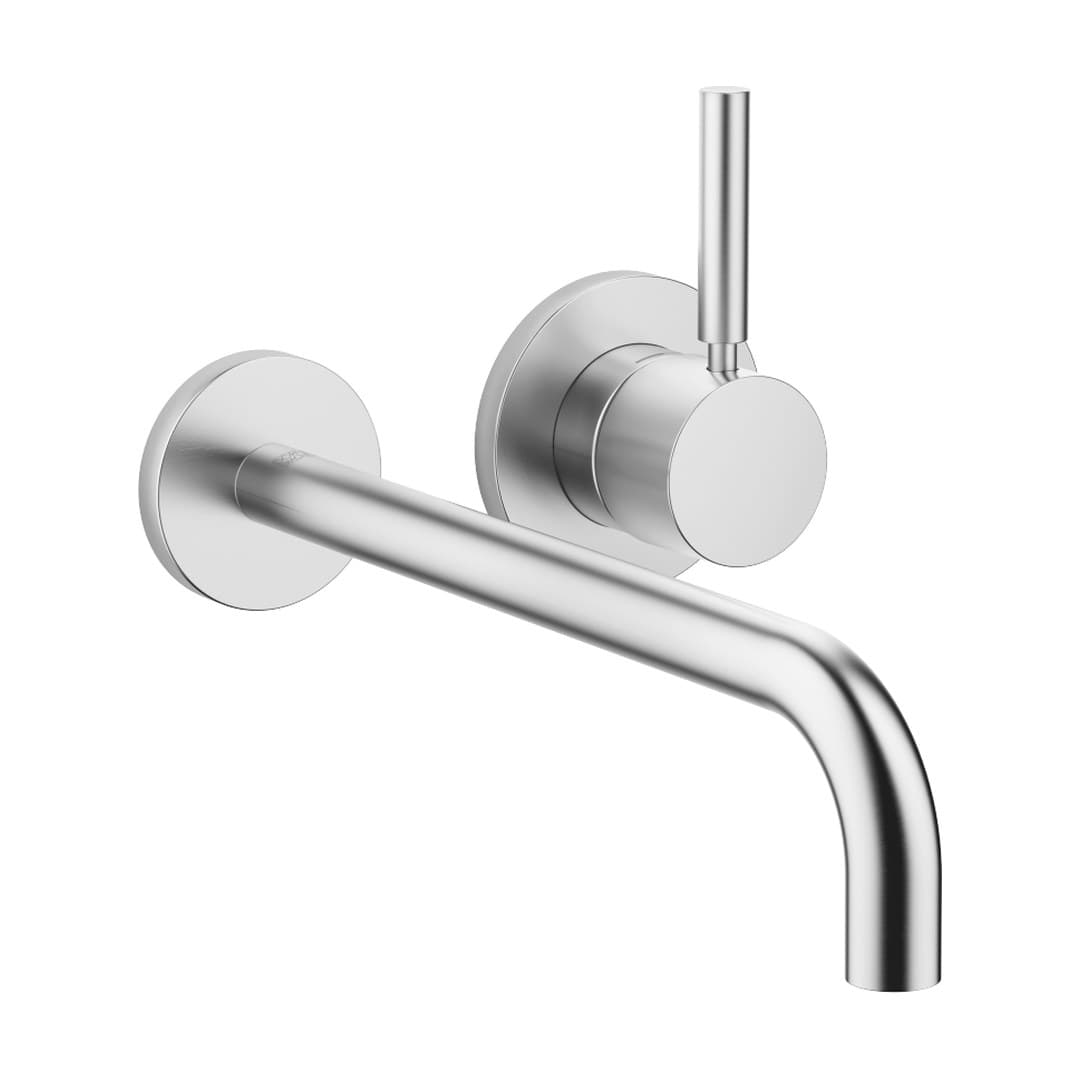 Dornbracht Meta – Μπαταρία Νιπτήρα Τοίχου – Wall-mounted single-lever basin mixer with individual rosettes – Brushed Chrome (36863660-93)