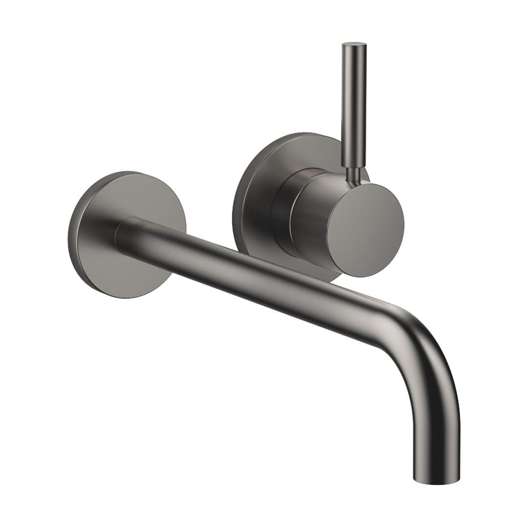 Dornbracht Meta – Μπαταρία Νιπτήρα Τοίχου – Wall-mounted single-lever basin mixer with individual rosettes – Brushed Dark Platinum (36863660-99)