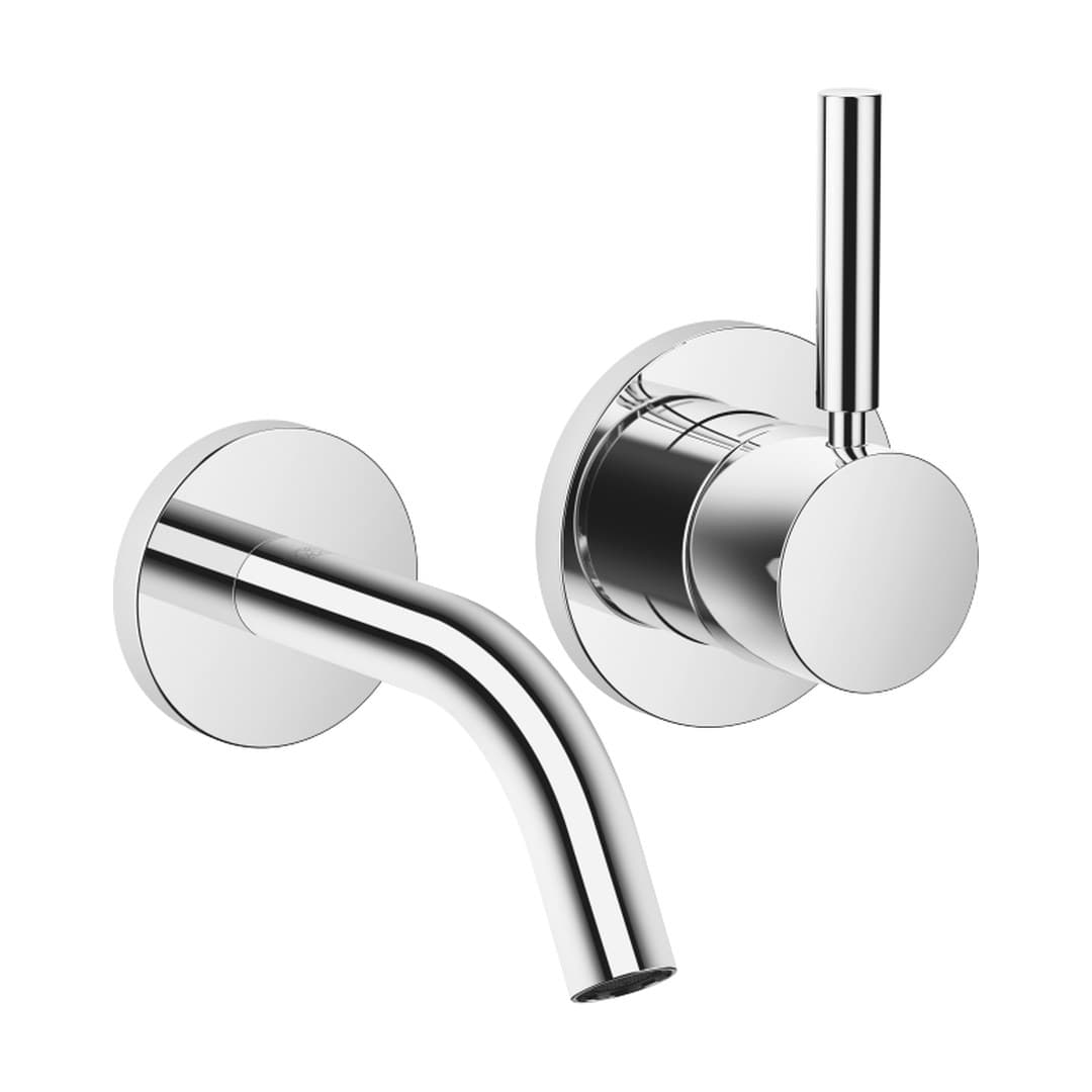 Dornbracht Meta – Μπαταρία Νιπτήρα Τοίχου – Wall-mounted single-lever basin mixer without pop-up waste – Chrome (36867660-00)