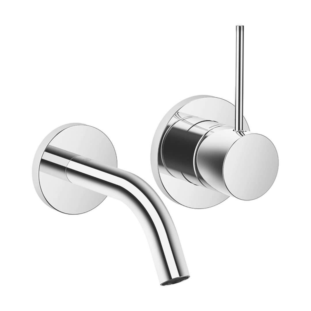 Dornbracht Meta – Μπαταρία Νιπτήρα Τοίχου – META SLIM Wall-mounted single-lever basin mixer without pop-up waste – Brushed Dark Bronze (PVD) (36867662-43)