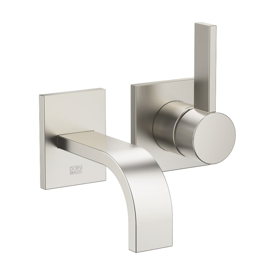 Dornbracht MEM – Μπαταρία Νιπτήρα Τοίχου – Wall-mounted single-lever basin mixer without pop-up waste – Brushed Platinum (36867782-06)