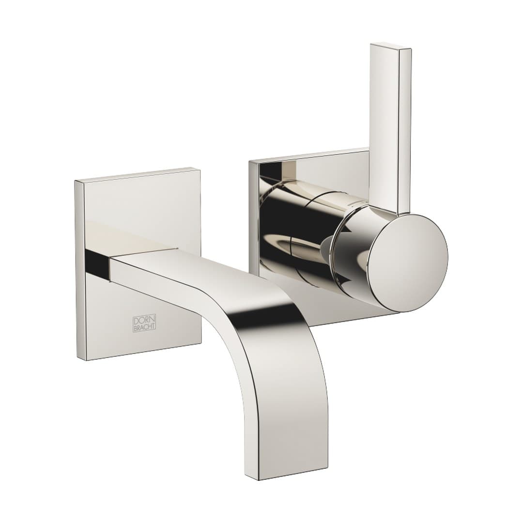 Dornbracht MEM – Μπαταρία Νιπτήρα Τοίχου – Wall-mounted single-lever basin mixer without pop-up waste – Platinum (36867782-08)