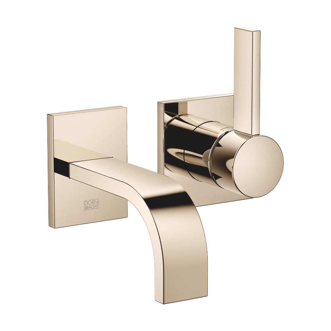 Dornbracht MEM – Μπαταρία Νιπτήρα Τοίχου – Wall-mounted single-lever basin mixer without pop-up waste – Champagne (22kt Gold) (36867782-47)